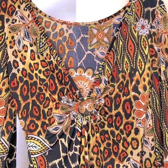 Wild Print Sexy Mini Dress - Picture 4 of 9